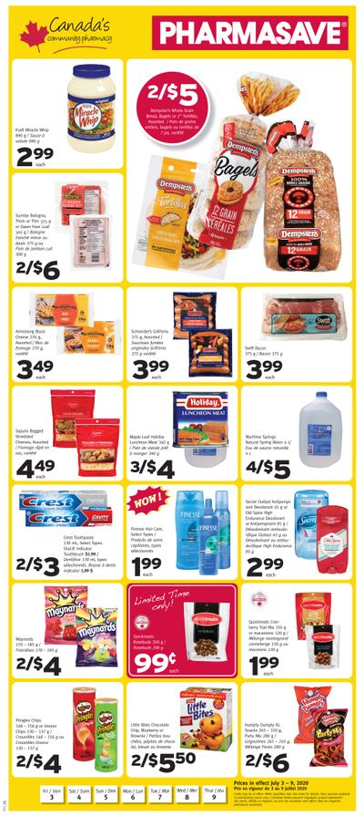 Pharmasave (NB) Flyer July 3 to 9
