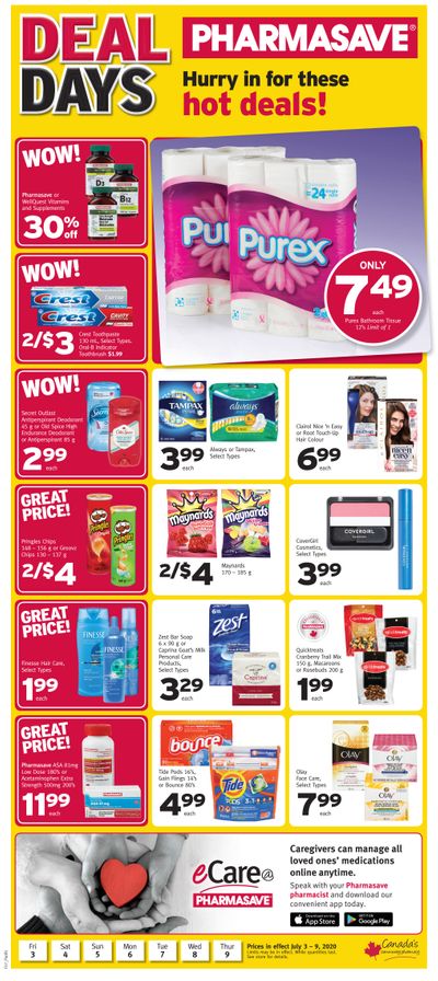 Pharmasave (BC) Flyer July 3 to 9
