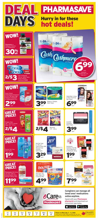 Pharmasave (ON) Flyer July 3 to 9
