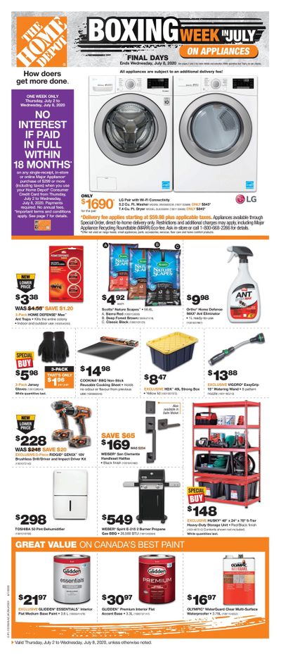 Home Depot (BC) Flyer July 2 to 8