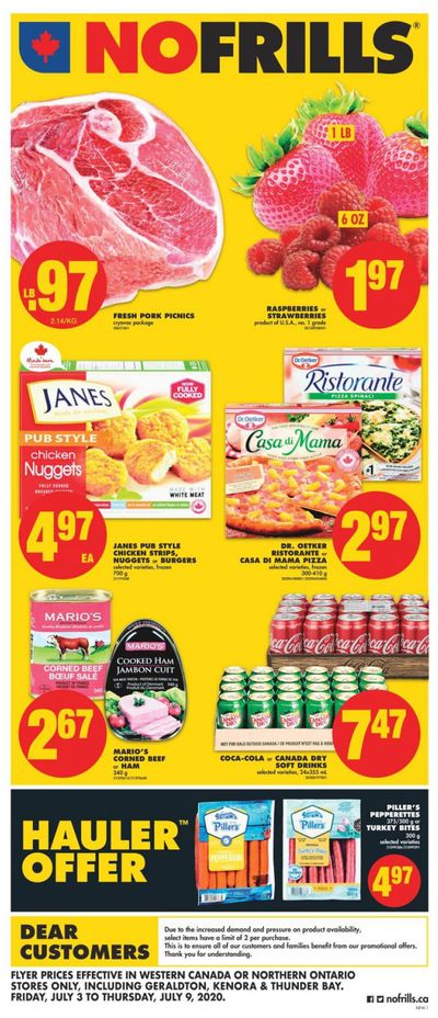 No Frills (West) Flyer July 3 to 9