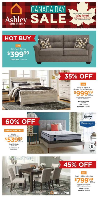Ashley HomeStore (West) Flyer July 2 to 8