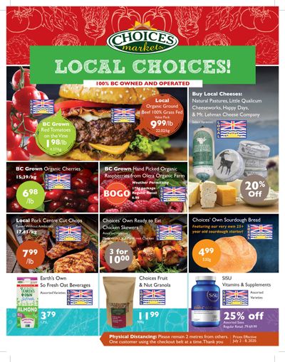 Choices Market Flyer July 2 to 8