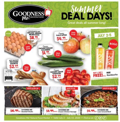 Goodness Me Flyer July 2 to 15