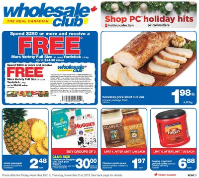 Real Canadian Wholesale Club Flyer November 15 to 21