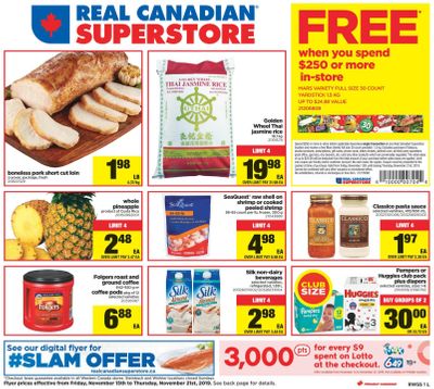 Real Canadian Superstore (West) Flyer November 15 to 21