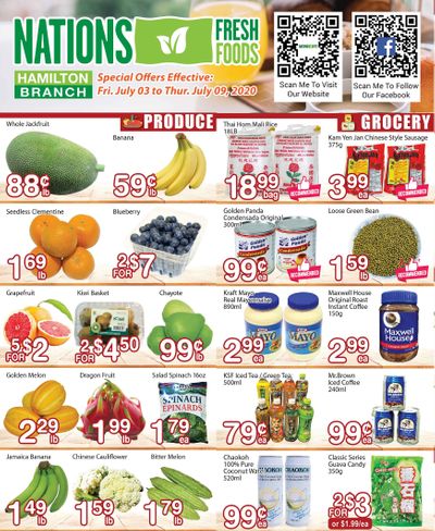 Nations Fresh Foods (Hamilton) Flyer July 3 to 9
