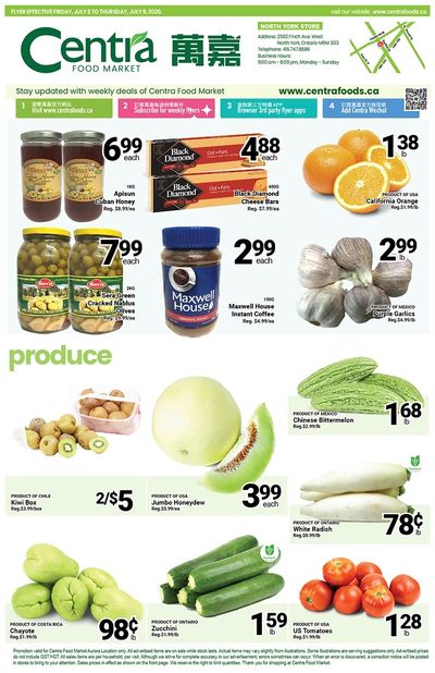 Centra Foods (North York) Flyer July 3 to 9
