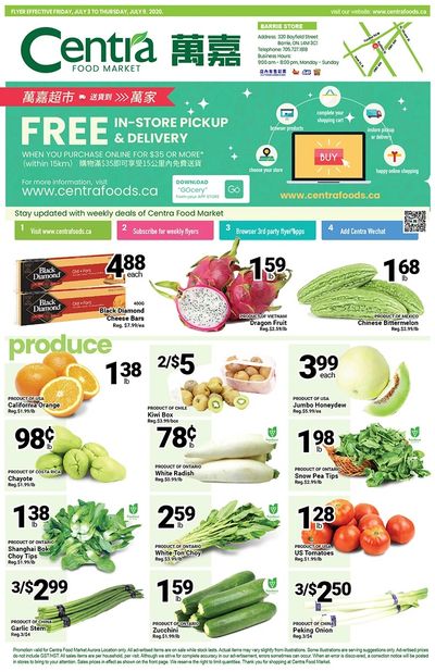 Centra Foods (Barrie) Flyer July 3 to 9