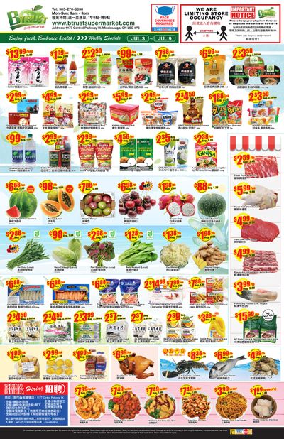 Btrust Supermarket (Mississauga) Flyer July 3 to 9