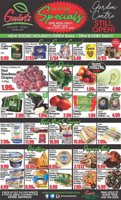 Galati Market Fresh Flyer July 3 to 9