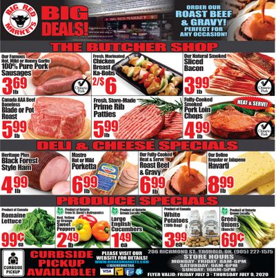 Big Red Markets Flyer July 3 to 9