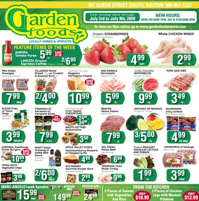 Garden Foods Flyer July 3 to 9