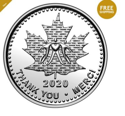 Royal Canadian Mint New Coins: 2020 Recognition Medal & Magnet w/ FREE Shipping + Celebration of Love