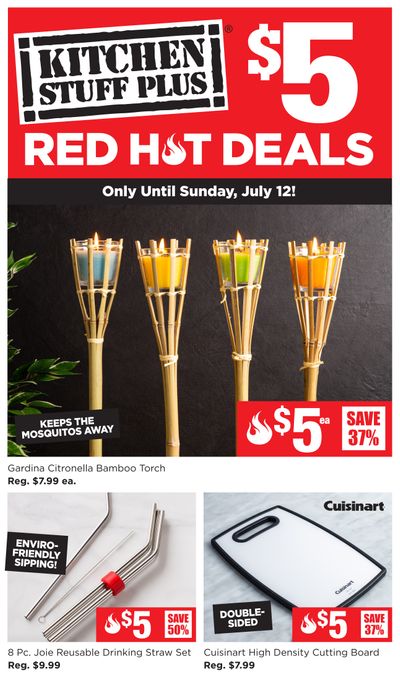 Kitchen Stuff Plus Red Hot Deals Flyer July 6 to 12