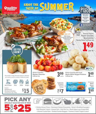 Quality Foods Flyer July 6 to 12