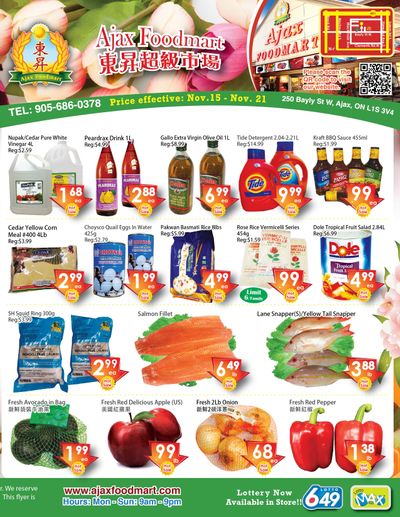 Ajax Foodmart Flyer November 15 to 21