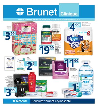 Brunet Clinique Flyer July 9 to 22