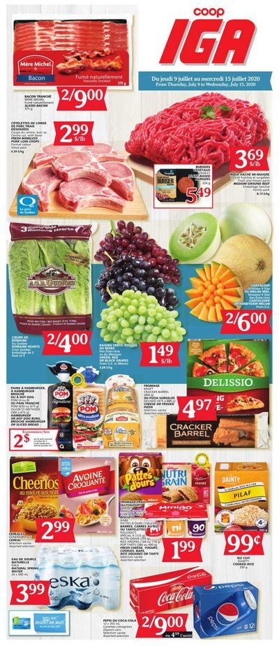 Coop IGA Flyer July 9 to 15