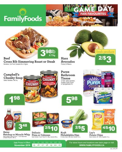 Family Foods Flyer November 15 to 21