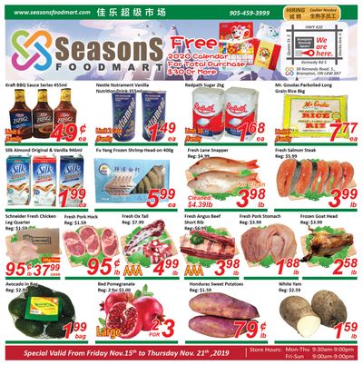 Seasons Food Mart (Brampton) Flyer November 15 to 21