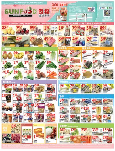 Sunfood Supermarket Flyer November 15 to 21