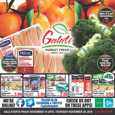 Galati Market Fresh Flyer November 15 to 28