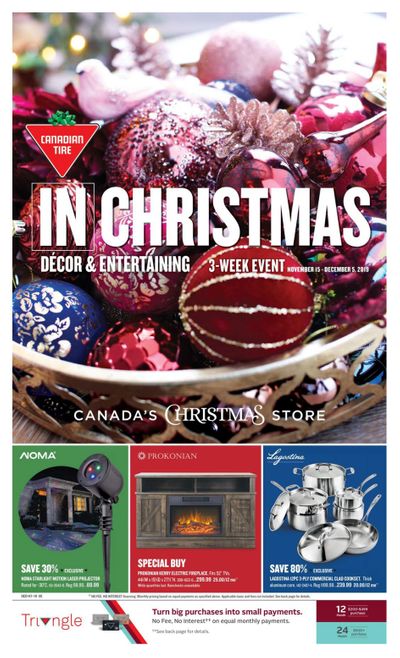 Canadian Tire Christmas Flyer November 15 to December 5