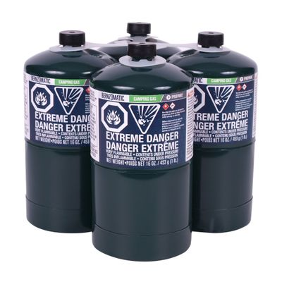 Bernzomatic Propane Cylinder, 16 Oz (4-pack) On Sale for $11.82 at The Home Depot Canada 