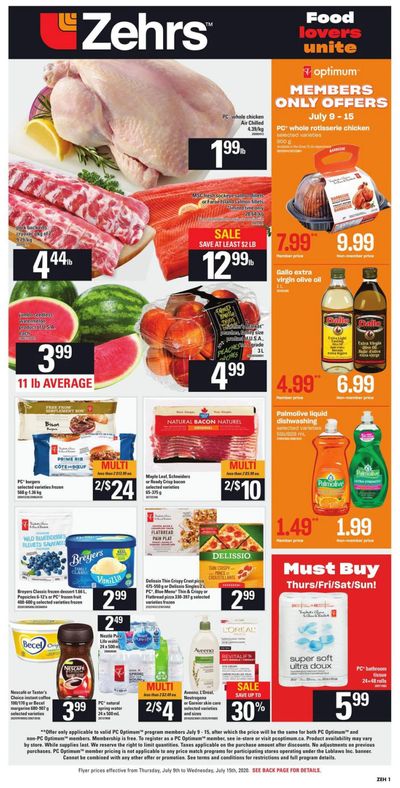 Zehrs Flyer July 9 to 15