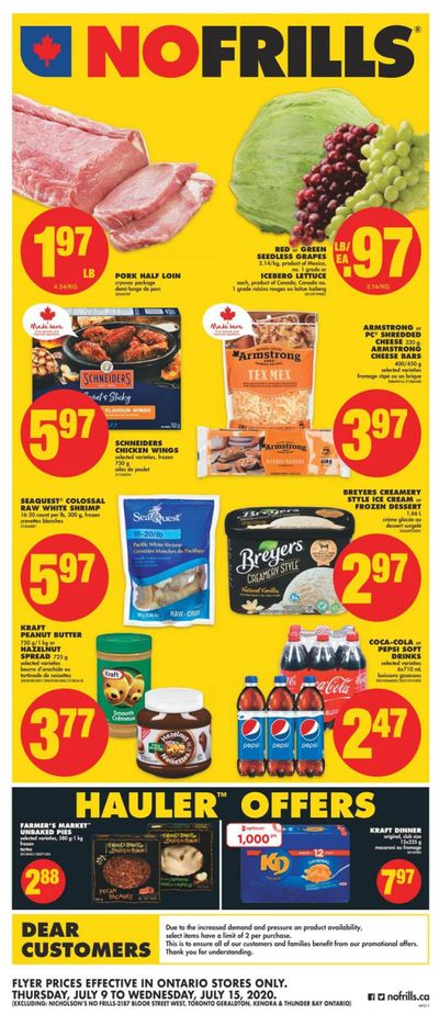 No Frills (ON) Flyer July 9 to 15