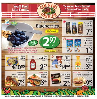 Country Grocer (Salt Spring) Flyer July 8 to 13