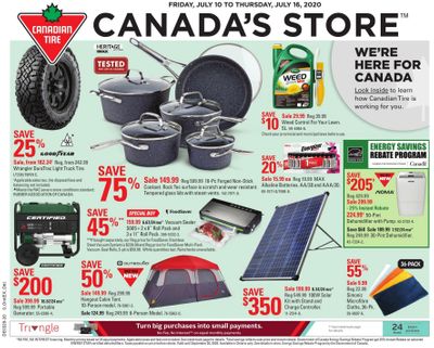 Canadian Tire (ON) Flyer July 10 to 16