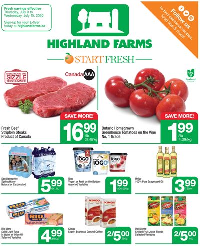 Highland Farms Flyer July 9 to 15