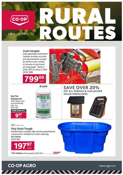 Co-op (West) Rural Routes Flyer July 9 to 22