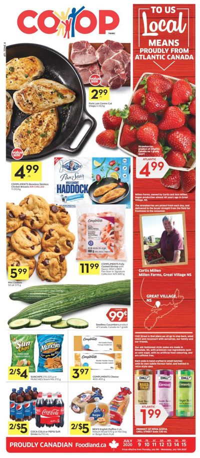 Foodland Co-op Flyer July 9 to 15