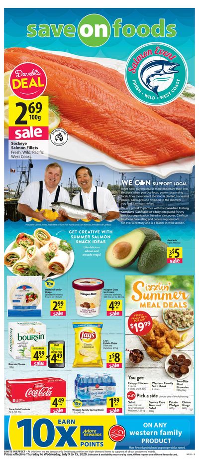 Save on Foods (AB) Flyer July 9 to 15