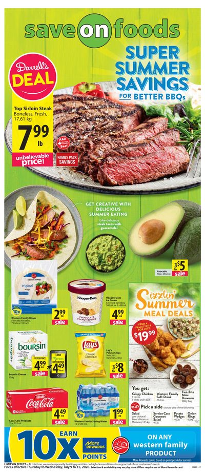 Save on Foods (SK) Flyer July 9 to 15