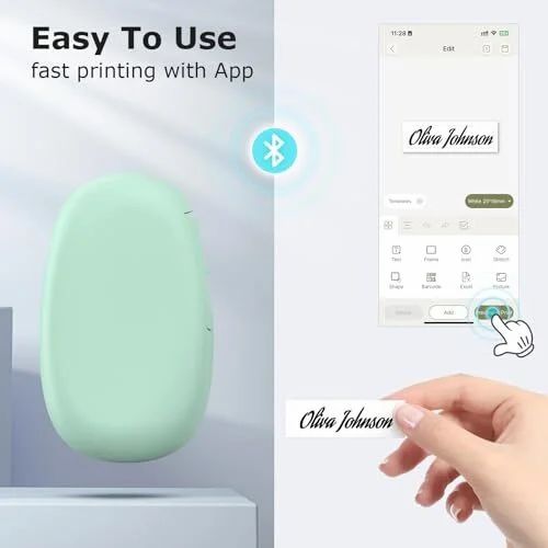 Amazon.ca: SUPVAN E10 Bluetooth Label Maker — $16.99