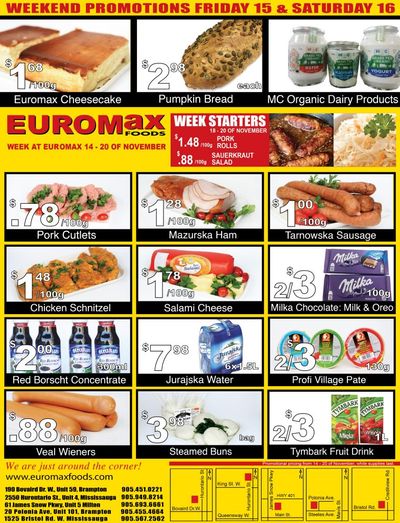 EuroMax Foods Flyer November 14 to 20