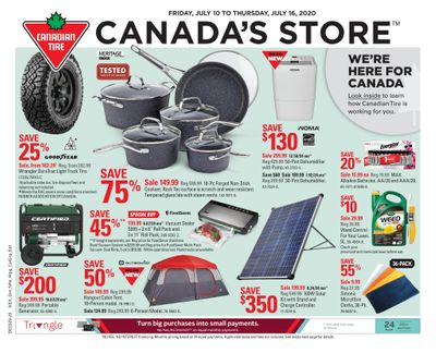 Canadian Tire (West) Flyer July 10 to 16