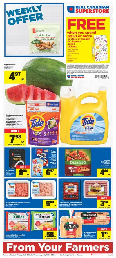 Real Canadian Superstore (West) Flyer July 10 to 16