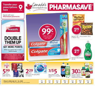Pharmasave (SK & MB) Flyer July 10 to 16