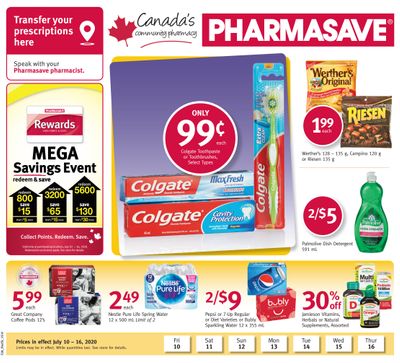 Pharmasave (BC) Flyer July 10 to 16