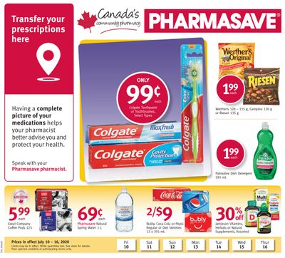 Pharmasave (ON) Flyer July 10 to 16