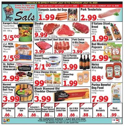 Sal's Grocery Flyer July 10 to 16