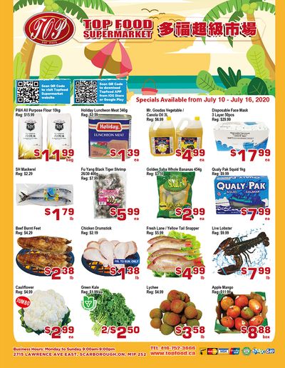 Top Food Supermarket Flyer July 10 to 16