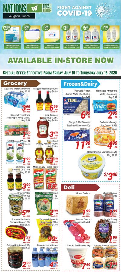 Nations Fresh Foods (Vaughan) Flyer July 10 to 16