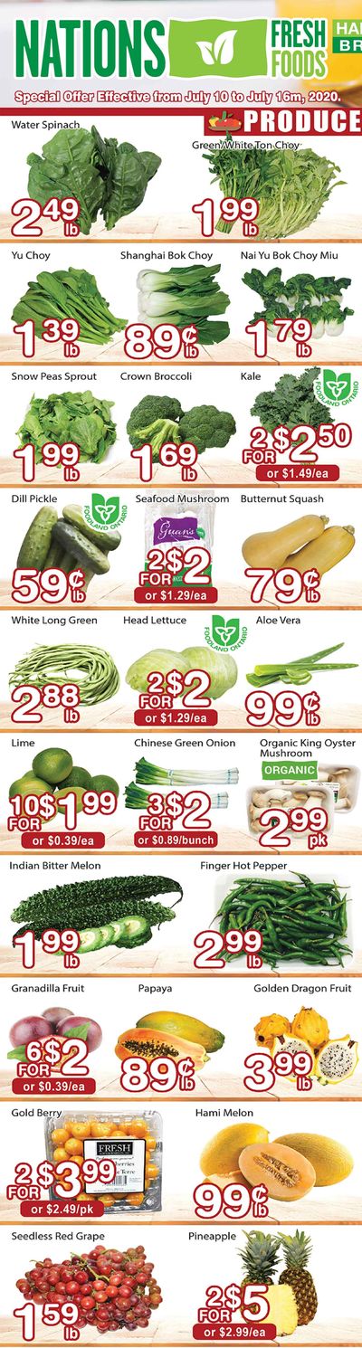 Nations Fresh Foods (Hamilton) Flyer July 10 to 16