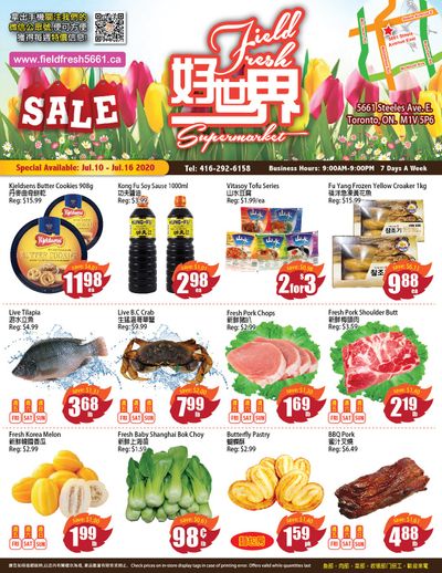 Field Fresh Supermarket Flyer July 10 to 16